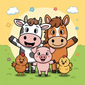Boerderijdieren Tekeningen