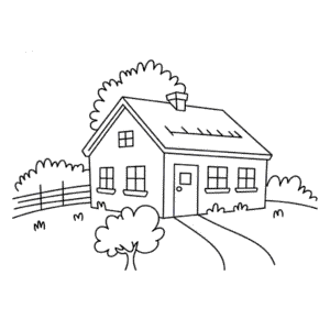 Makkelijke Tekening Boerderij