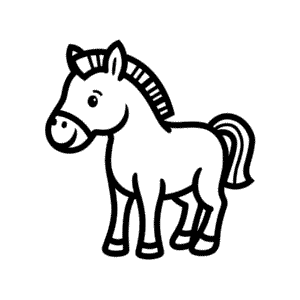 Makkelijke Tekening Veulen