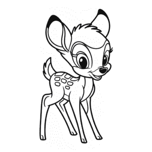 Tekening Bambi Disney