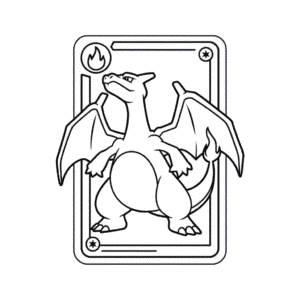 Tekening Charizard Pokémon Kaart