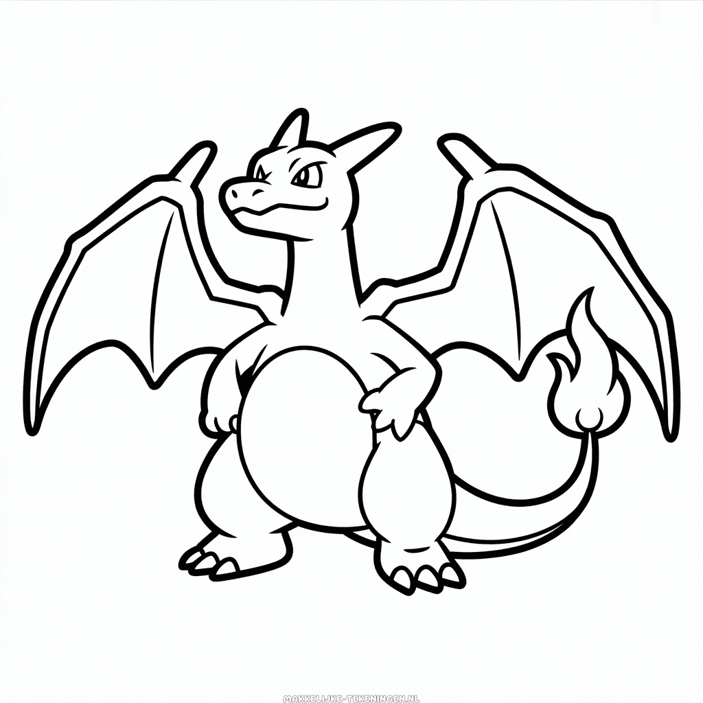 Tekening Charizard Pokémon