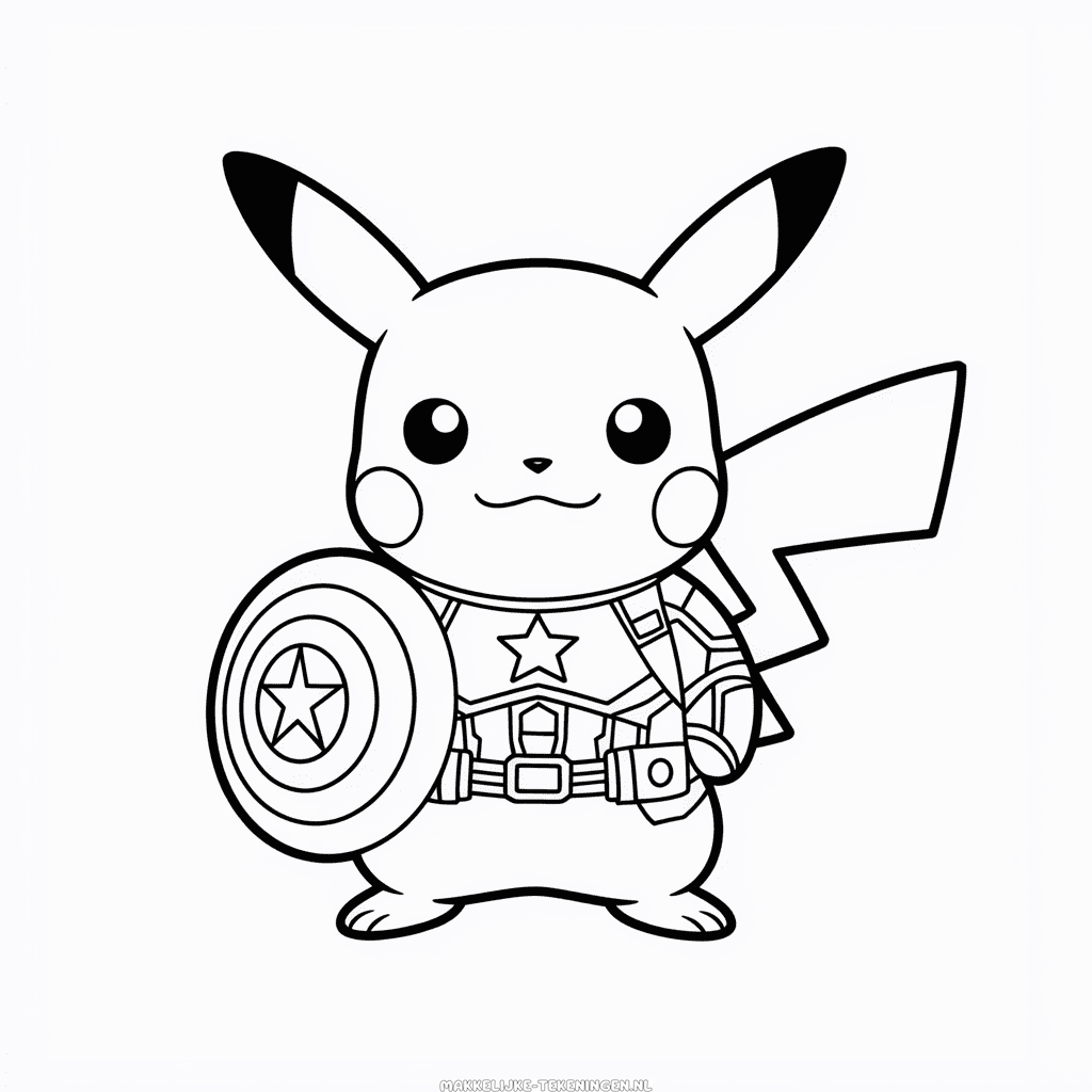 Tekening Cosplay Pikachu