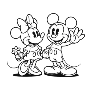 Tekening Disney Koppel