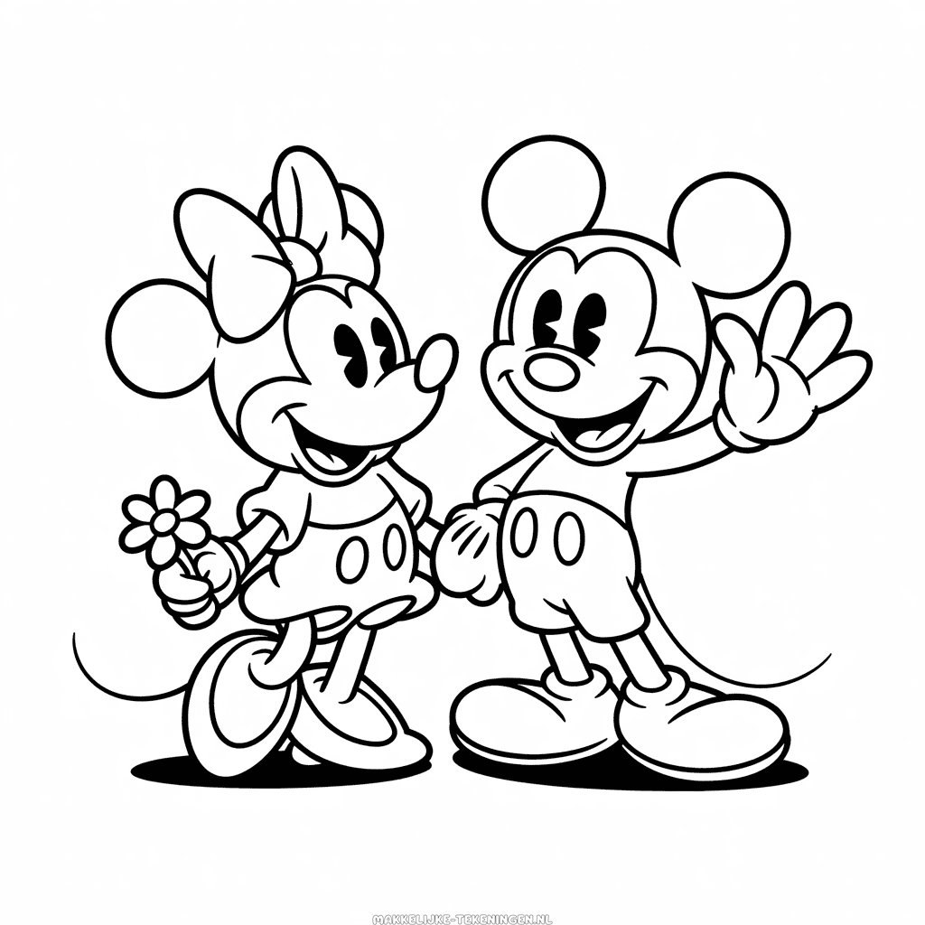 Tekening Disney Koppel