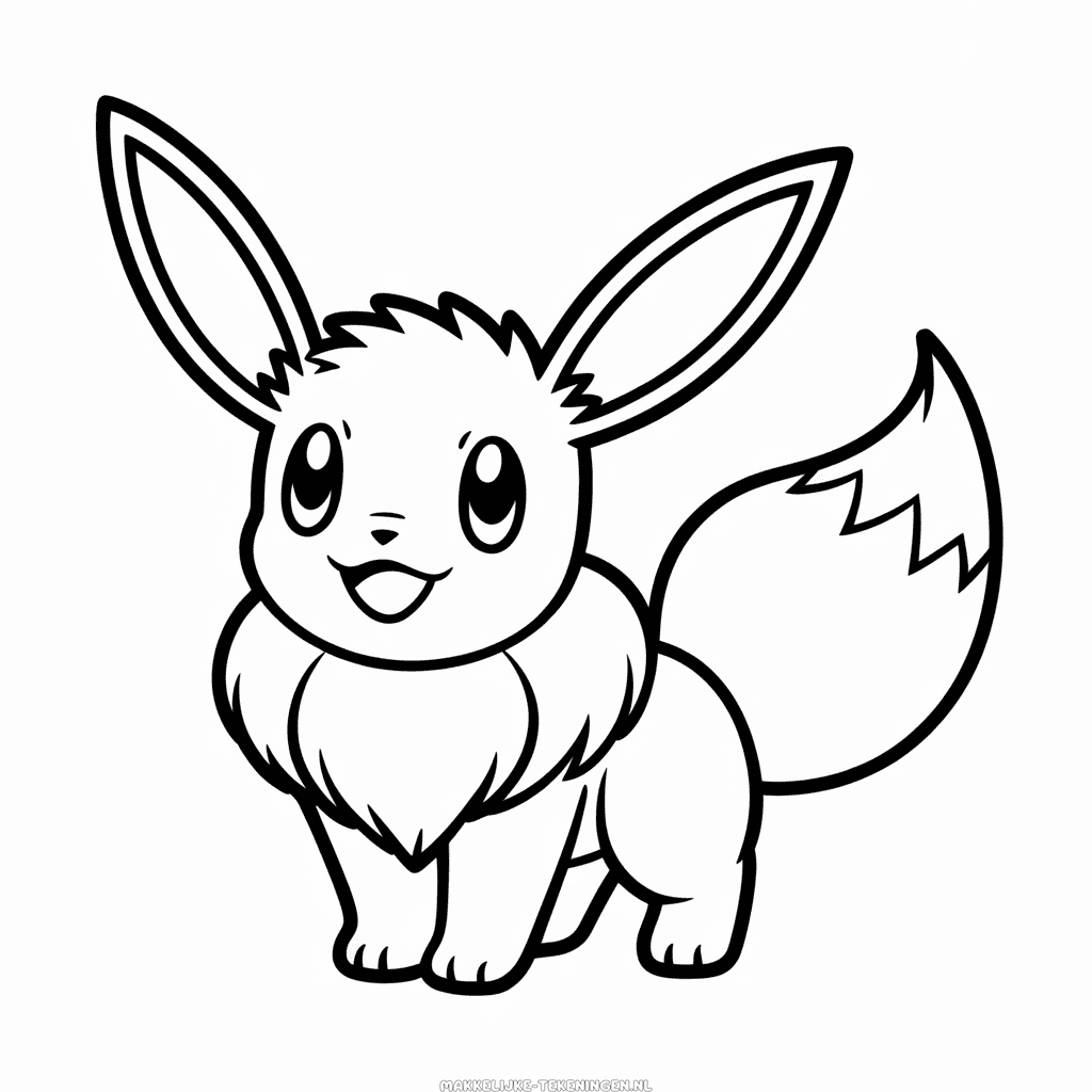 Tekening Eevee Pokémon