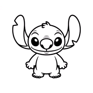 Tekening Angel van Stitch