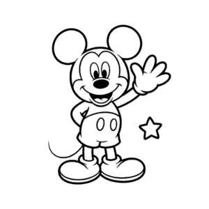 Tekening Geanimeerd Disney Personage