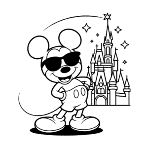 Tekening Geweldige Disney