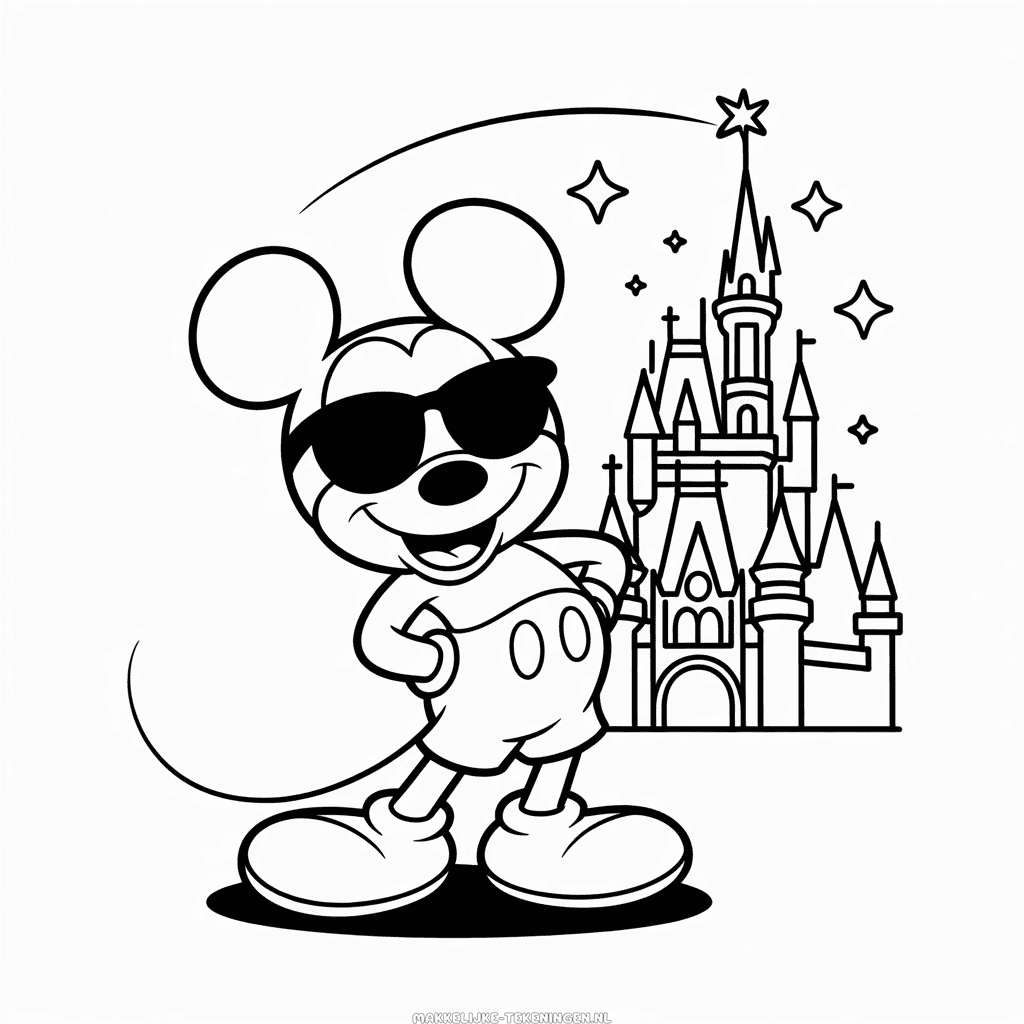 Tekening Geweldige Disney