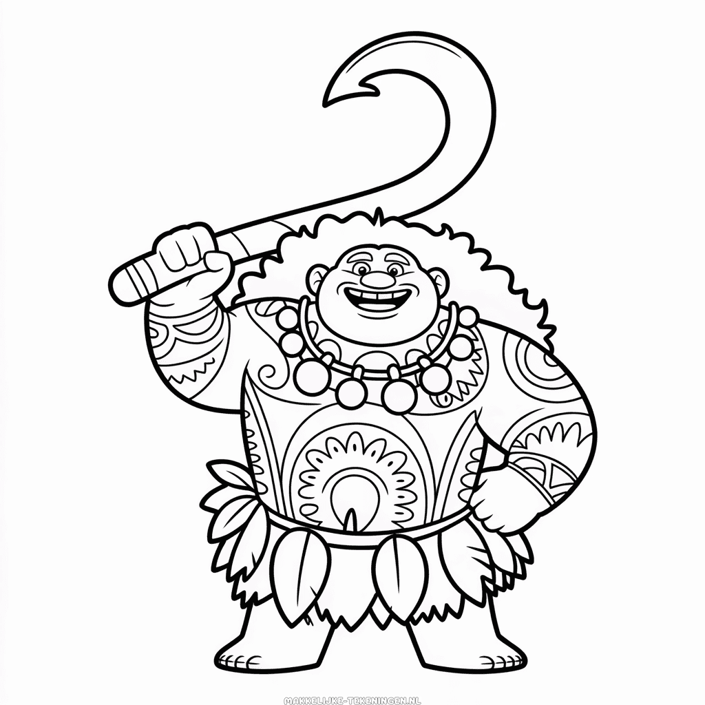 Tekening Maui Vaiana