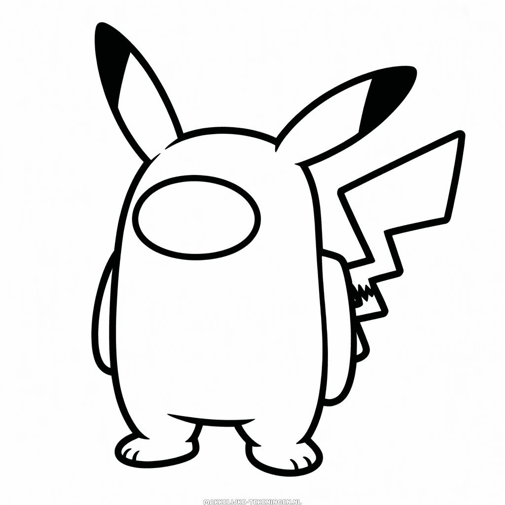 Tekening Onder Ons Pikachu