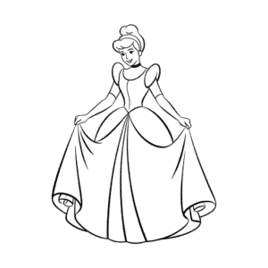 Tekening Prachtige Assepoester