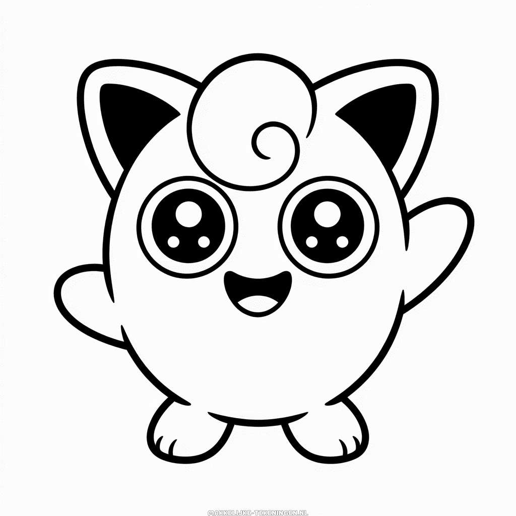 Tekening Schattige Jigglypuff