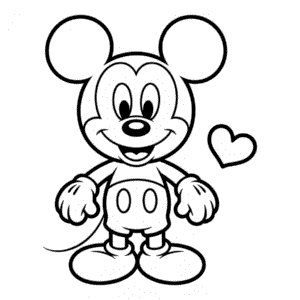 Tekening Chibi Mickey