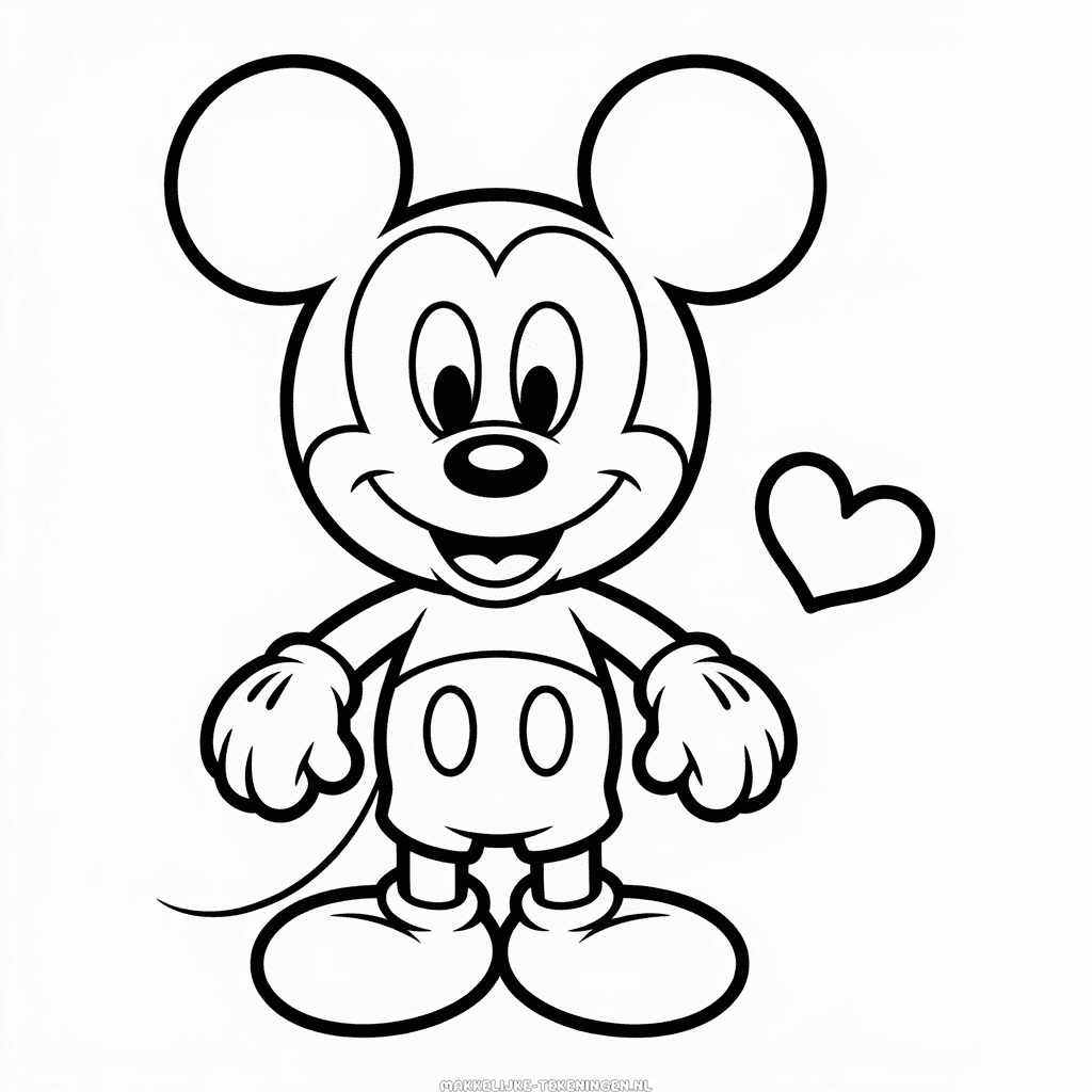 Tekening Chibi Mickey