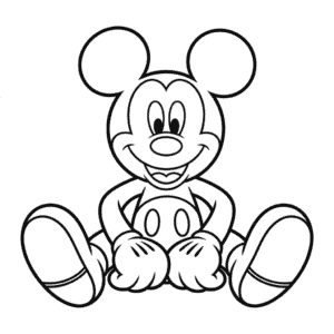 Tekening Grote Mickey