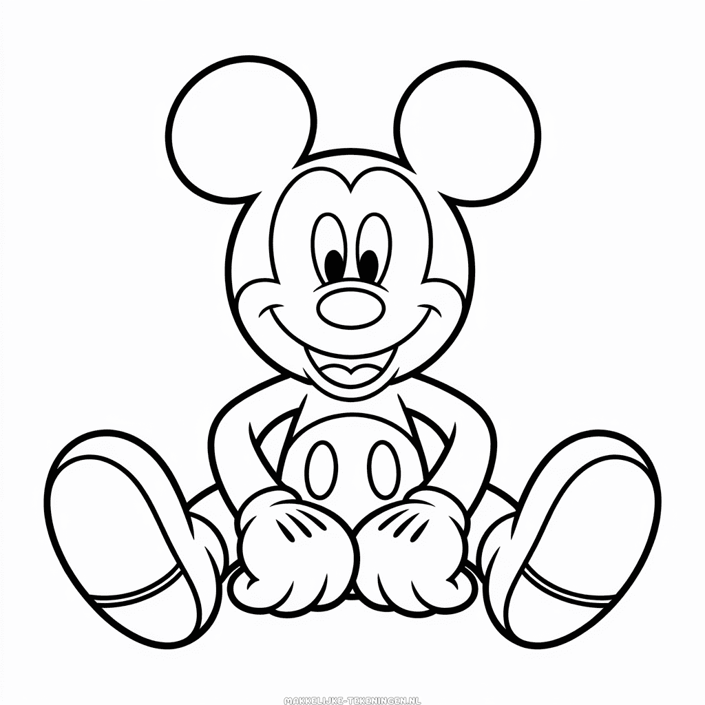 Tekening Grote Mickey