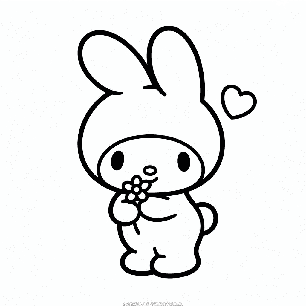 Tekening Melody Personage Hello Kitty