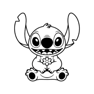 Tekening Schattige Stitch