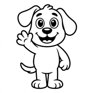 Tekening Cartoon Hond