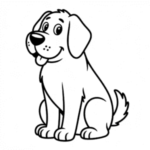 Tekening Grote Hond
