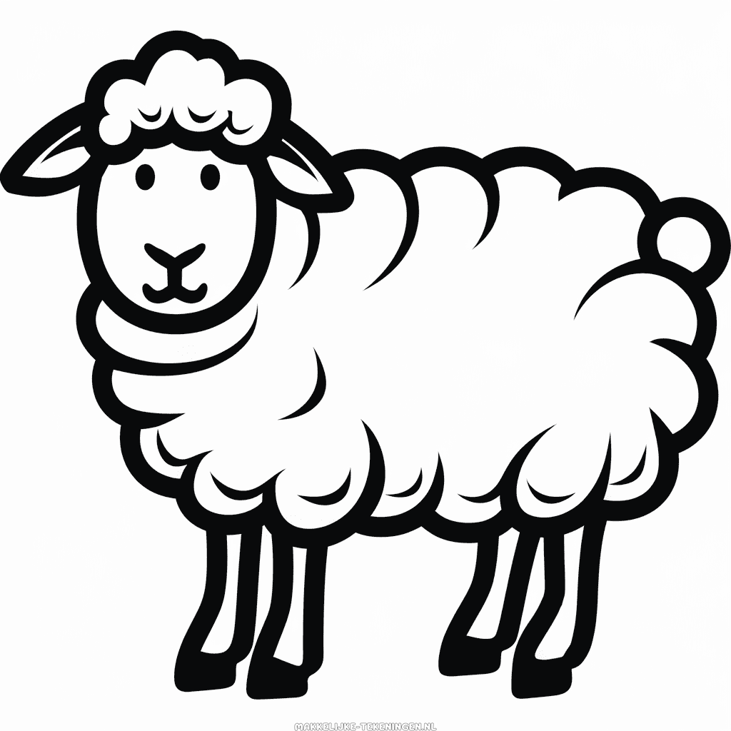 Tekening Dall schaap