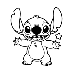 Tekening Disney Stitch