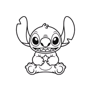 Tekening Kawaii Stitch