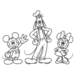 Tekening Personages Mickey