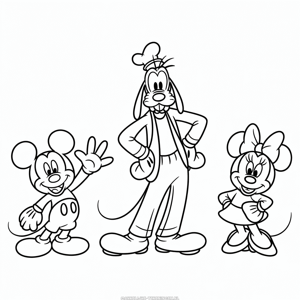 Tekening Personages Mickey