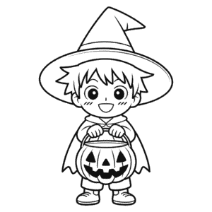 Tekening Anime Halloween