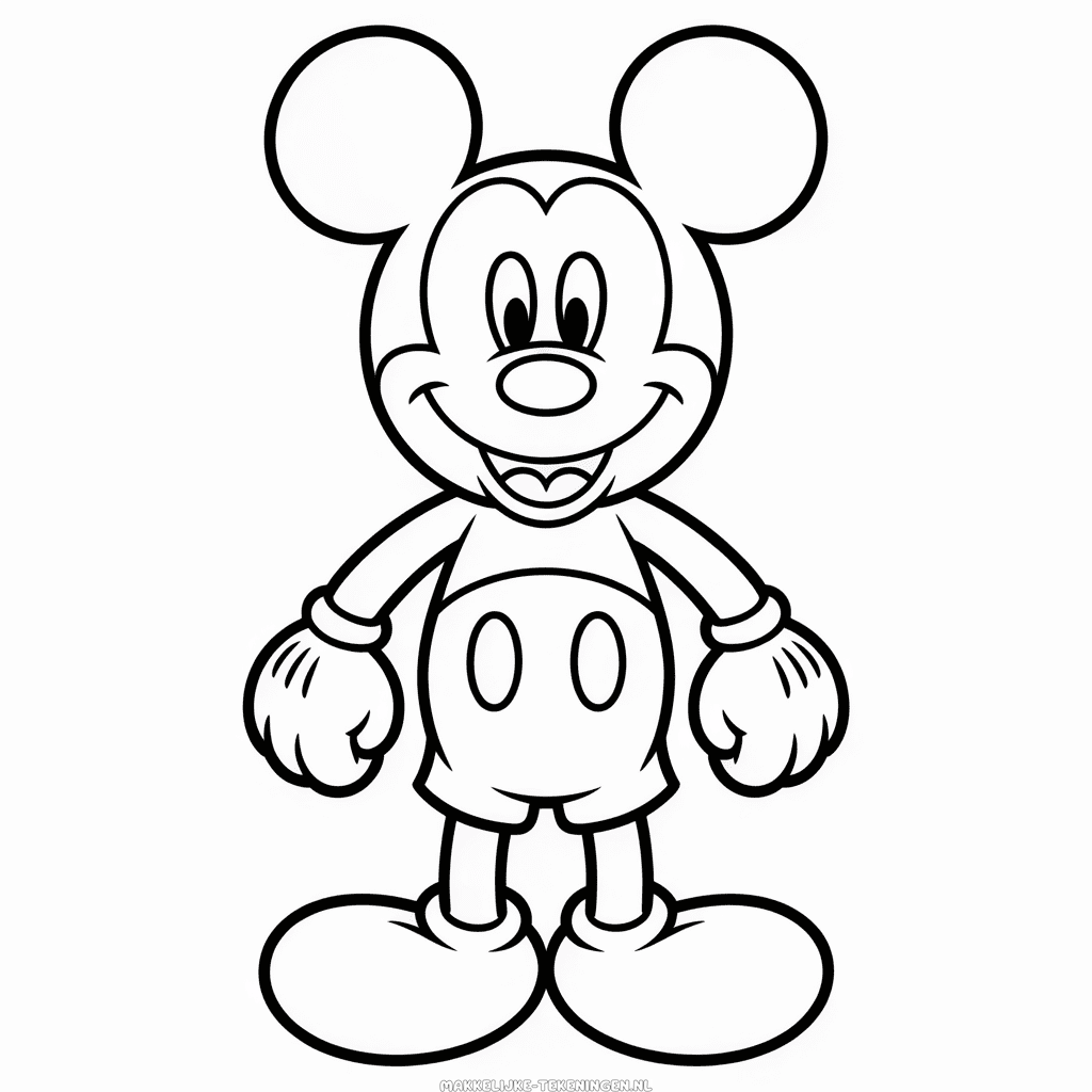 Tekening Basis Mickey