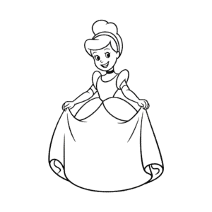 Tekening Cartoon Assepoester