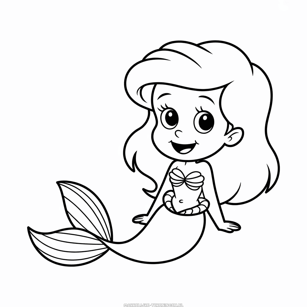Tekening Chibi Ariel