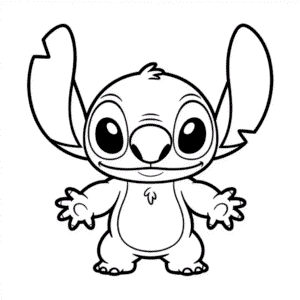 Tekening Chibi Stitch