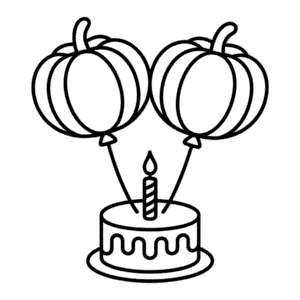 Tekening Halloween Verjaardag