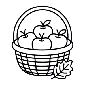 Tekening Herfst Appelmand