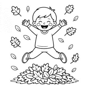 Tekening Herfstactiviteiten