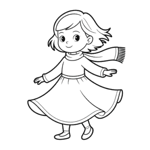 Tekening Herfstjurk