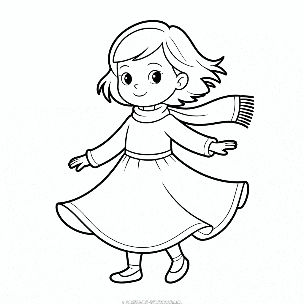 Tekening Herfstjurk