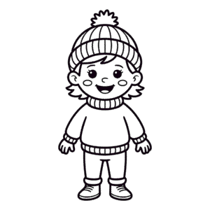 Tekening Herfstkleding