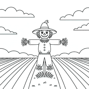 Tekening Herfstveld