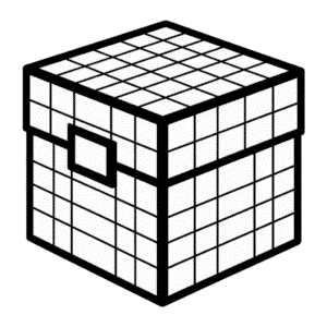 Tekening Minecraft Kist