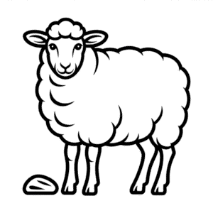 Tekening Realistisch Schaap
