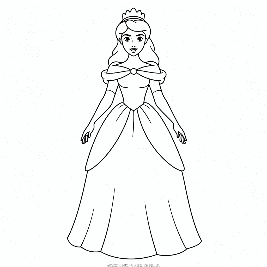 Tekening Realistische Disney Prinses