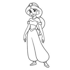 Tekening Realistische Jasmine