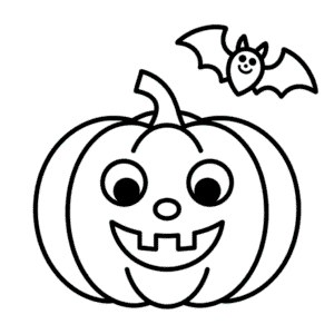 Tekening Schattige Halloween