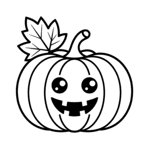 Tekening Schattige Herfst