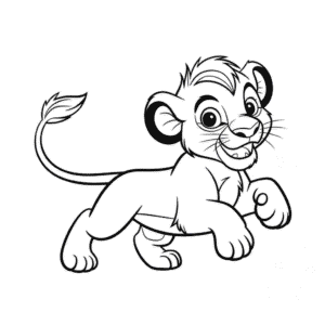 Tekening Simba De Leeuwenkoning